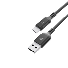 Powerology Power Sync Weave USB-A to USB-C PD 20W - Gray