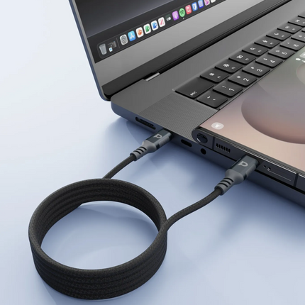 Powerology Malinka Weave Magnetic USB-C 1.2m Cable PD 60W has durability and high-speed performance in its construction. Made with braided material, t