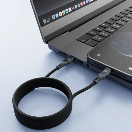 Powerology Malinka Weave Magnetic USB-C To Lightning 1.2m Cable PD 30W has durability and high-speed performance in its construction. Made with braide