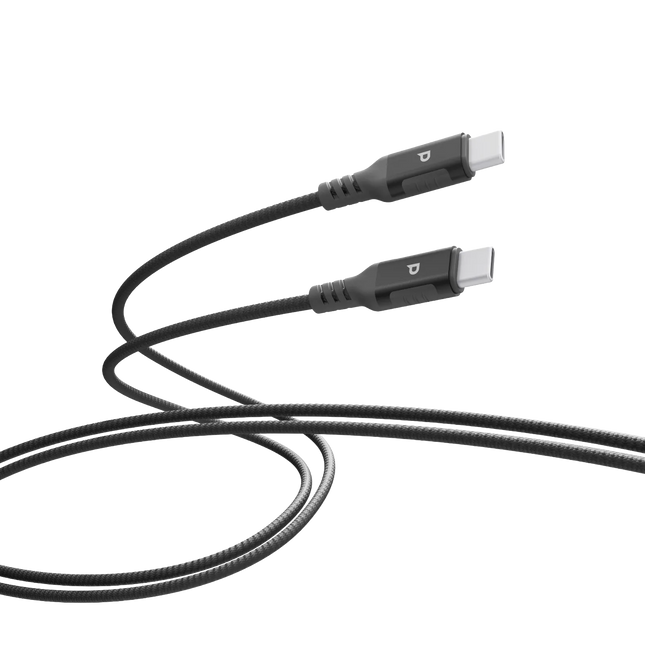 Powereology 100W USB-C to USB-C V3.1 5G Metal Plug Nylon Braided Cable
