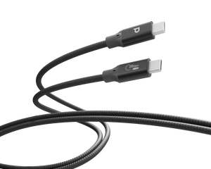 Powereology 240W USB4 Thunderbolt 40G Aluminium Shell Nylon Braided Cable - Powereology 240W USB4 Thunderbolt 40G Aluminium Shell Nylon Braided Cable 3M  2MPower, speed