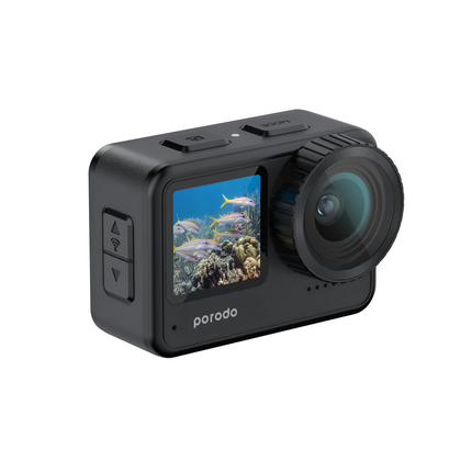 Porodo Lifestyle Fully Waterproof UHD Action Camera is designed for capturing eyes catching photos and videos in any environment. With a waterproof ca