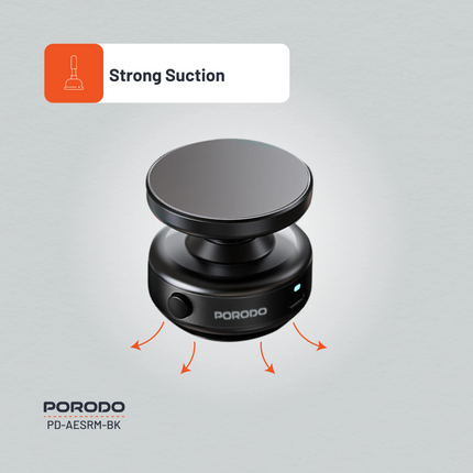 During daily driving or even on a trip, you need to drive safely while watching your phone to use the map or other daily calls. Porodo Vacuseal Magsaf