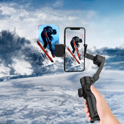 Introducing the Porodo 3-Axis Gimbal Stabilizer, where modern science and creative videography meet. Get fluid dynamic photos with powerful AI trackin