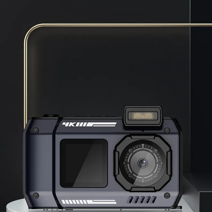 Capture memorable moments in any environment with the Porodo Waterproof Digital Camera. This camera features dual screens and 18x zoom, making it easy