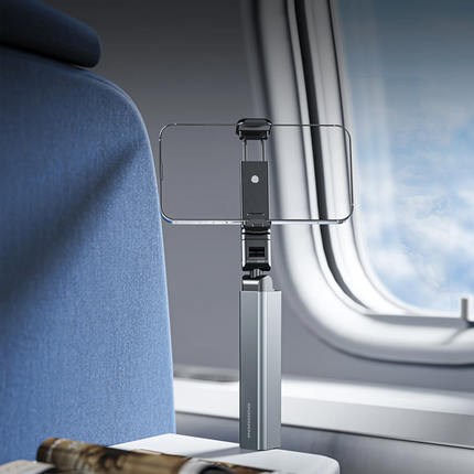 For the ultimate comfort and steadiness of your mobile phone, whether while in use or not, the Porodo Aluminum Alloy Phone Mount is introduced. This f