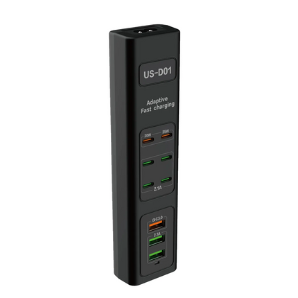The Porodo 85W Multi-Port USB Charging Hub is an efficient, powerful charger that was made for all needs regarding devices. Equipped with a 3-pin UK p