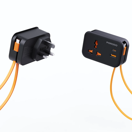 The Porodo Universal Wall Socket provide a reliable and convenient solution for every power need. With a rated voltage of 250V and an absolute maximum