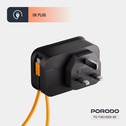 The Porodo Universal Wall Socket provide a reliable and convenient solution for every power need. With a rated voltage of 250V and an absolute maximum