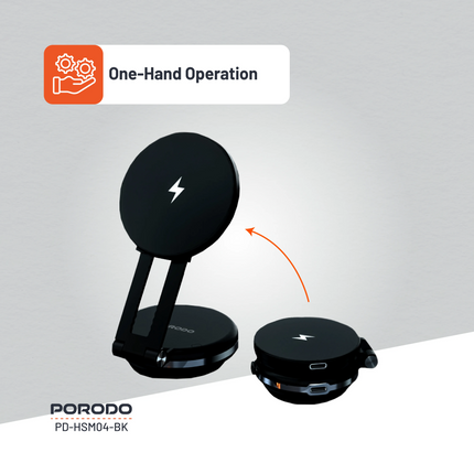 The powerful and very convenient accessory Porodo Vacseal MagSafe Charging Mount is a proficient tool for easy charging and firm hold-on with a batter
