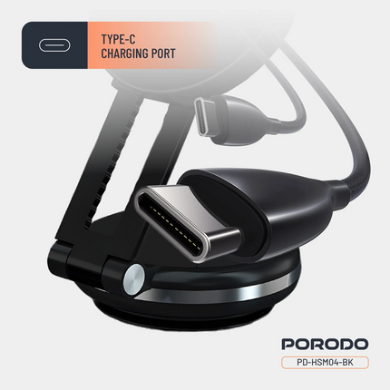 The powerful and very convenient accessory Porodo Vacseal MagSafe Charging Mount is a proficient tool for easy charging and firm hold-on with a batter