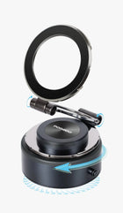 PORODO ELECTRIC 360° FOLDABLE MAGSAFE HOLDER - BLACK
