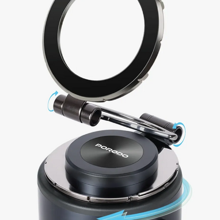 The Porodo Vacuseal MagSafe Magnetic Mount is a versatile and powerful phone holder designed for secure mounting and hands-free convenience. This devi