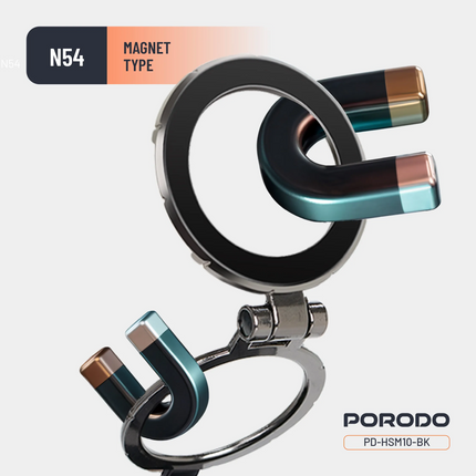 The Porodo Vacuseal MagSafe Magnetic Mount is a versatile and powerful phone holder designed for secure mounting and hands-free convenience. This devi