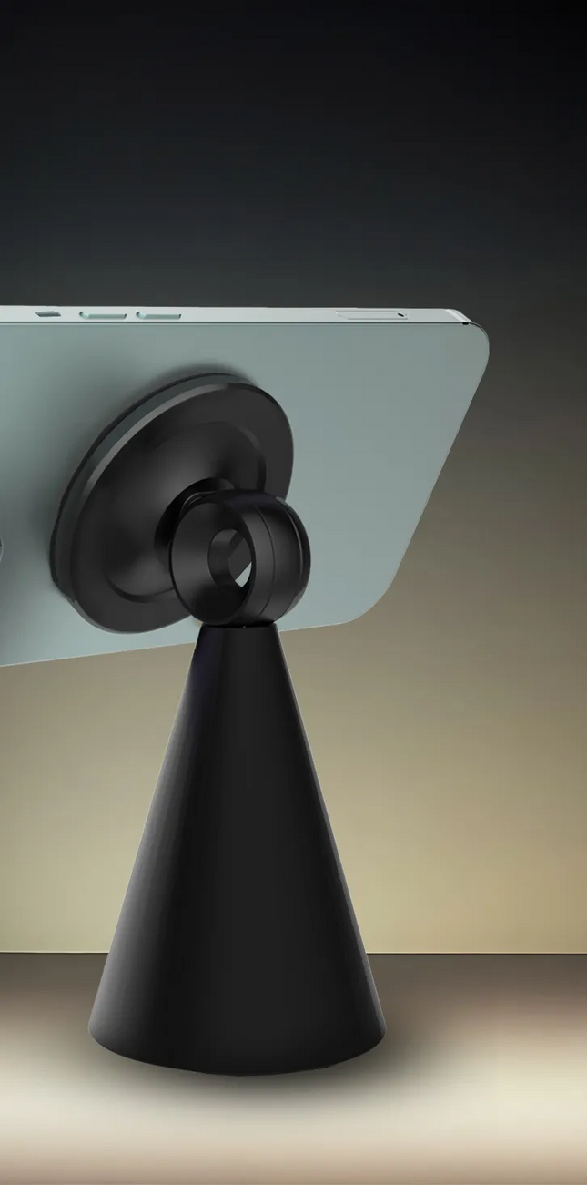 Porodo MagSafe Magnetic Desk Mount boasts convenience and stability in its design. It is made of strong plastic and powerful N52 magnets, resisting th
