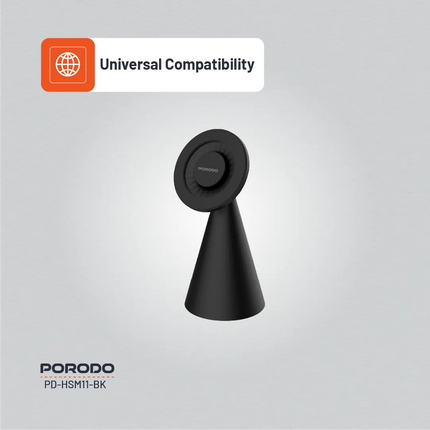 Porodo MagSafe Magnetic Desk Mount boasts convenience and stability in its design. It is made of strong plastic and powerful N52 magnets, resisting th