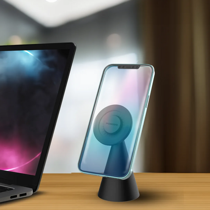 Porodo MagSafe Magnetic Desk Mount boasts convenience and stability in its design. It is made of strong plastic and powerful N52 magnets, resisting th