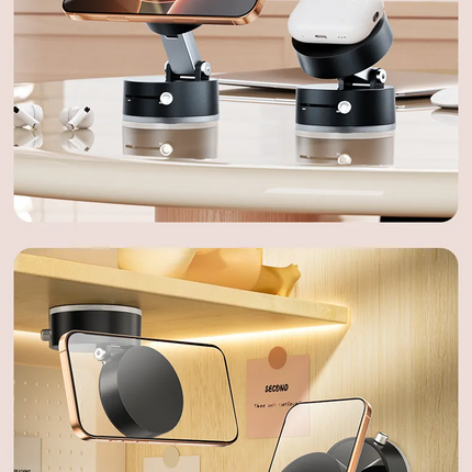 Porodo Multi-Surface MagSafe Mount in black is a unique and secure solution for any mobile device mount. Constructed with ABS + PC materials, the moun