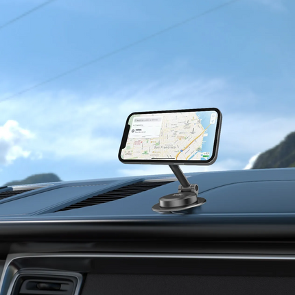 Porodo Maglock MagSafe Phone Mount is a great, universal phone mount with easy access to your screen and a tight grip on your phone. The mount is made