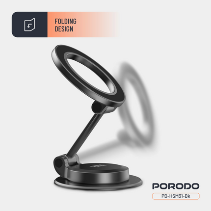 Porodo Maglock MagSafe Phone Mount is a great, universal phone mount with easy access to your screen and a tight grip on your phone. The mount is made
