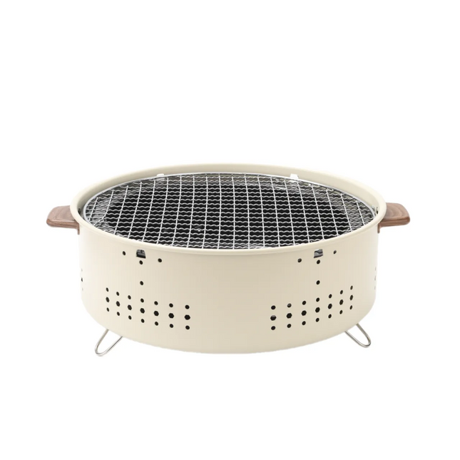 Porodo Lifestyle Camping Mini Outdoor Round BBQ/Charcoal Grill
