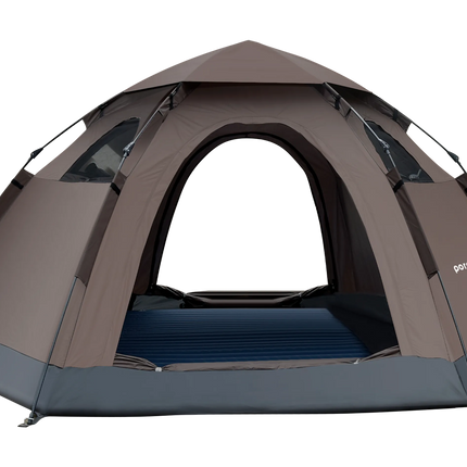 With the Porodo Lifestyle Automatic Camping Tent, enjoy hassle-free outdoor experiences. This tent is expertly built for those who love comfort, and i