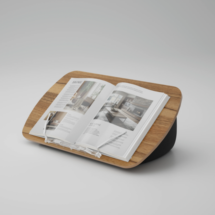 The Porodo Lifestyle Laptop Stand with a Pillow Base is comfortable, functional, and stylish. Its nap-ready panel and cushioned pillow base make it a 