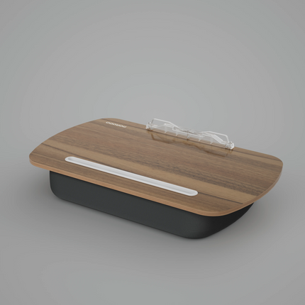 The Porodo Lifestyle Laptop Stand with a Pillow Base is comfortable, functional, and stylish. Its nap-ready panel and cushioned pillow base make it a 
