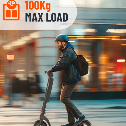 The Porodo Lifestyle Urban Scooter Pro is what you need so as not to get stuck in traffic. This scooter can move up to 32km/h on only 7 hours of charg