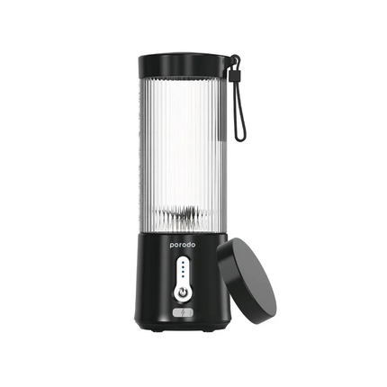 The Porodo Lifestyle Powerful Portable Go-Blender introduces efficiency in refreshing on-the-go blending. Fitted with a robust 304 stainless steel, 6-