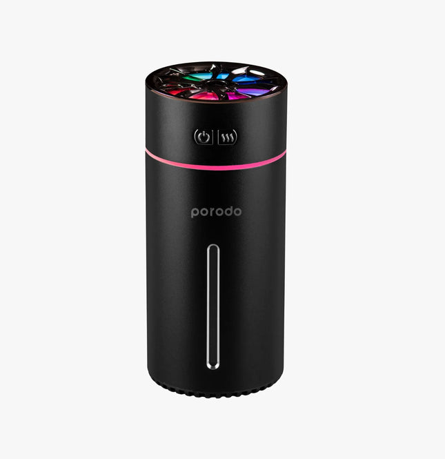 Porodo Lifestyle Scented Car Cool Mini Humidifier – Black