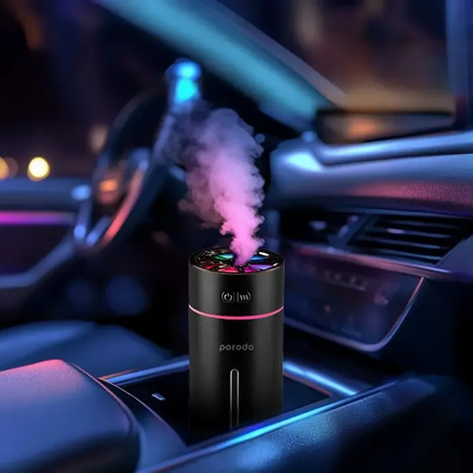 Experience the enchanting power of aromatherapy with the Porodo Lifestyle Portable Air Diffuser. This handsome diffuser incorporates elegance, functio