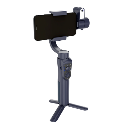 Porodo 3-Axis | Ai Tracker & Light Gimbal stabilizer - The Porodo 3-Axis AI Tracker & Light Gimbal Stabilizer is for those creators who want steadiness in each shot and smooth transitions at every capture