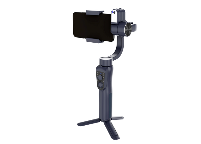 Porodo 3-Axis | Ai Tracker & Light Gimbal stabilizer - The Porodo 3-Axis AI Tracker & Light Gimbal Stabilizer is for those creators who want steadiness in each shot and smooth transitions at every capture