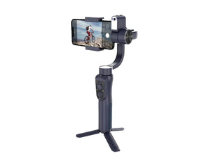 Porodo 3-Axis | Ai Tracker & Light Gimbal stabilizer - The Porodo 3-Axis AI Tracker & Light Gimbal Stabilizer is for those creators who want steadiness in each shot and smooth transitions at every capture