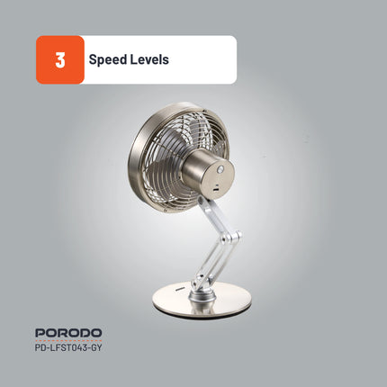 Porodo Lifestyle Metal Desk Fan