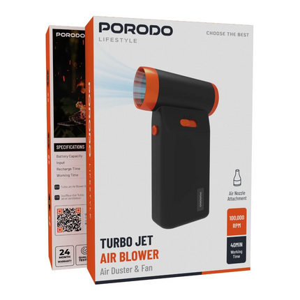 It is introducing the Porodo Lifestyle Turbo Jet Air Blower, which cleans dust effectively with compact and powerful solutions. It runs on a robust 15