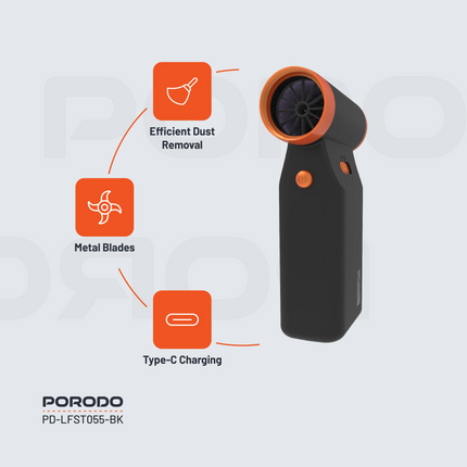 It is introducing the Porodo Lifestyle Turbo Jet Air Blower, which cleans dust effectively with compact and powerful solutions. It runs on a robust 15