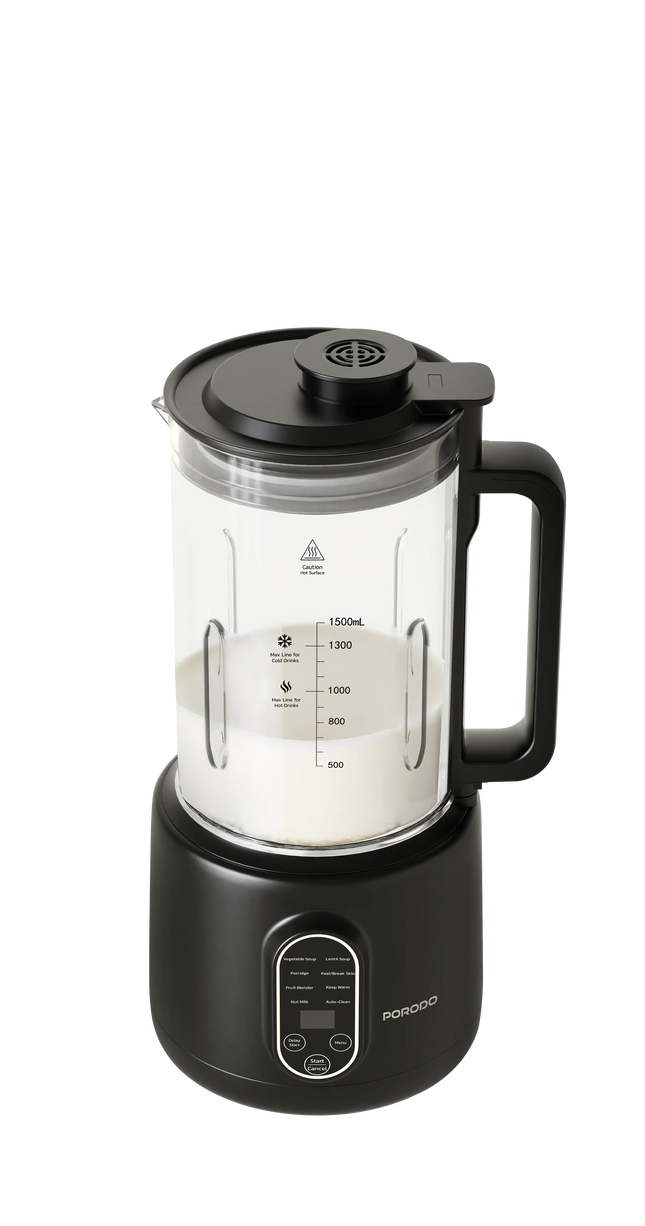 The Porodo Lifestyle NUT Milk Maker is an advanced, functional addition to your kitchen that would greatly make it simpler for you. With a 1.5L capaci