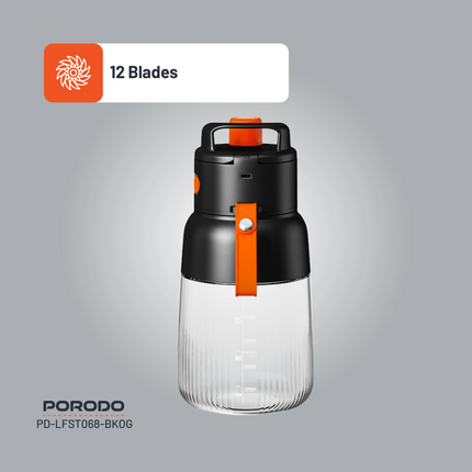 The Porodo Lifestyle Blend &amp; Sip Portable Blender goes with the flow of a healthy lifestyle and is a perfect companion for active living. At 18,00