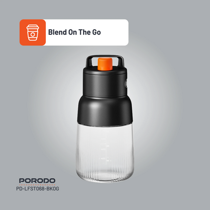 The Porodo Lifestyle Blend &amp; Sip Portable Blender goes with the flow of a healthy lifestyle and is a perfect companion for active living. At 18,00