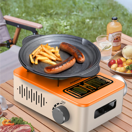 The Porodo Lifestyle Portable Outdoor Stove is a great companion for outdoor activities and sports because of its convenient, high-performance, and du