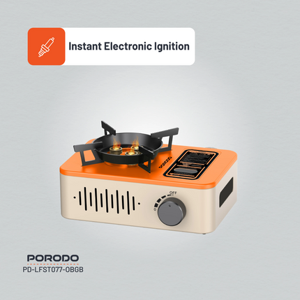 The Porodo Lifestyle Portable Outdoor Stove is a great companion for outdoor activities and sports because of its convenient, high-performance, and du
