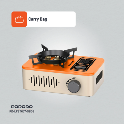 The Porodo Lifestyle Portable Outdoor Stove is a great companion for outdoor activities and sports because of its convenient, high-performance, and du
