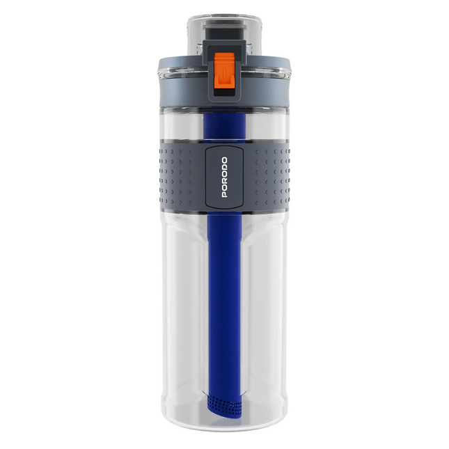Introducing Porodo Lifestyle Water Bottle with 2-Stage Filtration, a true travel companion for hydration. This water bottle is designed with a whoppin