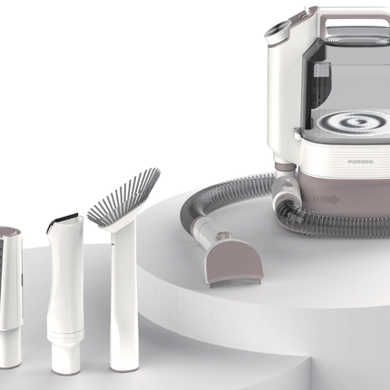 The Porodo Lifestyle Pet Grooming Kit Trimmer &amp; Vacuum is an all-inclusive solution for keeping your pet clean with convenience and comfort. Power