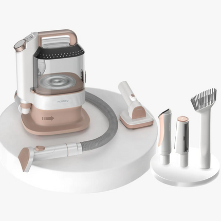 The Porodo Lifestyle Pet Grooming Kit Trimmer &amp; Vacuum is an all-inclusive solution for keeping your pet clean with convenience and comfort. Power