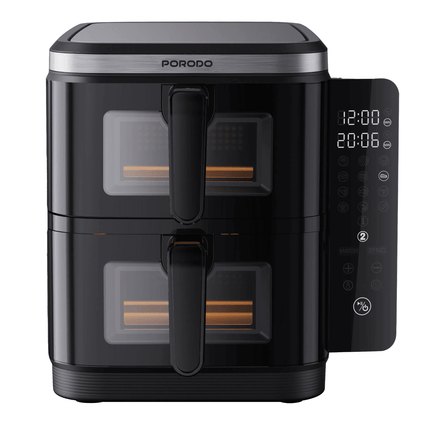 Porodo Lifestyle Double Stack Air Fryer with 12 Presets - Clix