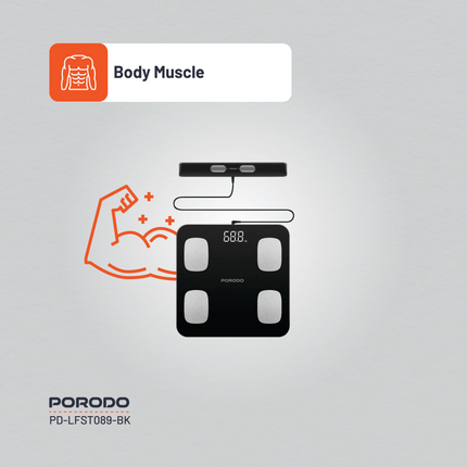 Porodo Lifestyle Precise Analysis Smart Scale