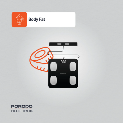 Porodo Lifestyle Precise Analysis Smart Scale
